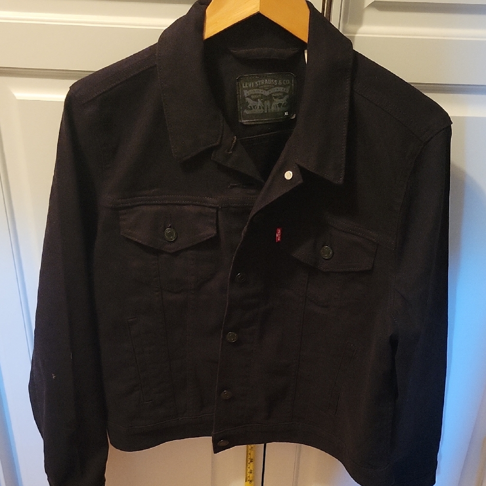 Levi's Womens Black Denim Jacket XL